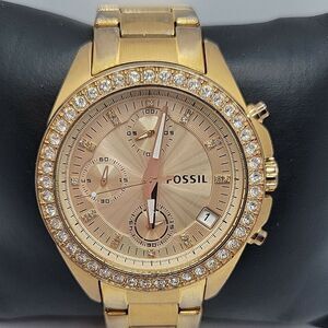 Fossil Decker ES3352 Women's Stainless Steel Analog Dial Quartz Wrist Watch DE14